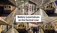 (HD) London Underground Battery Locomotives on the Central Line 29-30/04/2023