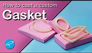 Create DIY homemade rubber seals and gaskets for your parts, with resin prints and silicone molds.
