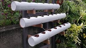DIY "Snap hydroponics system using Pvc pipe.