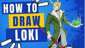 Mastering the Art of Mischief: A Step-by-Step Guide on How to Draw Loki | Marvel Fan Art Tutorial