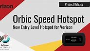 Orbic Speed Mobile Hotspot, New Entry Device Available for Verizon and Verizon Prepaid