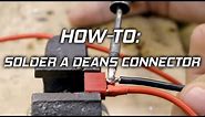 How To: Solder An RC Battery T-Plug/Deans Connector Like A Pro