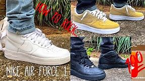 How to WEAR Nike Air Force 1's