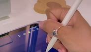 Trying out metal pencil tips with a glass screen protector 🤍 #ipadair #applepencil #ipadasmr #handwritingasmr #glassprotector #glassscreenprotector #ipadaesthetic #foryou #fypagee #ipadair4 #asmrtech