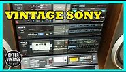 In Detail - Vintage 1980s SONY Stereo Audio Component System - Found At Yard Sale