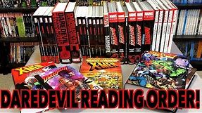 A comprehensive look at the reading order of Daredevil!