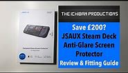 Ultimate Steam Deck Screen Protector?! JSAUX Anti Glare Tempered Glass Review & Fitting Guide UK