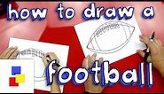 How To Draw A Football (American)