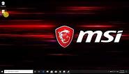 MSI® HOW-TO install & update Thunderbolt driver