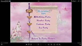 Disney Princess Party Volume 2 2005 DVD Menu Walkthrough