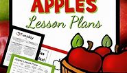 Preschool Apple Theme Lesson Plans