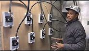 Wiring a 4 pole 32A Rotary Isolator switches
