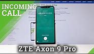 ZTE Axon 9 Pro Incoming Call