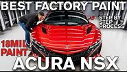 Best Factory Paint Job Acura NSX? 18mil of Paint!