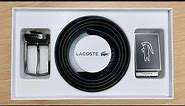 Xship.vn: Lacoste Men Reversible Leather Belt And 2 Buckles Gift Set 30mm RC4011