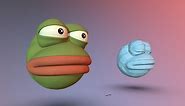 Pepe the Frog Head - 3D model by Nick Bassett (@NickBassett)