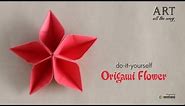How to Fold : Origami Flower | Do It Yourself