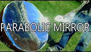 How To Make Parabolic Mirrors From Space Blankets - NightHawkInLight