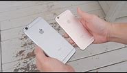 Apple iPhone 6s vs 6s Plus Dual Unboxing and Comparison! (Rose Gold)
