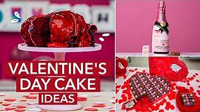 Valentine's Day Cake SHOWDOWN! Chocolate vs. Champagne | How To Cake It with Yolanda Gampp