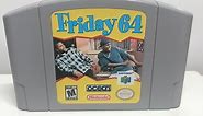 N64 Friday Nintendo 64 Custom Video Game Cartridge Front AND Back Labels Ice Cube Chris Tucker 1995 Comedy Parody Item - Etsy