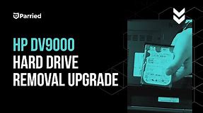HP DV9000 Hard Drive Removal Upgrade