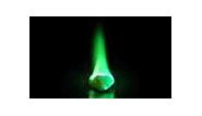 Copper flame color - Copper I chloride in Methanol