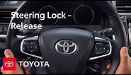 Toyota How-To: Steering Lock - Release | Toyota
