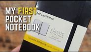 All about my very first pocket notebook, Moleskine daily flip-through.