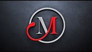 illustrator tutorial professional logo design M Letter Logo