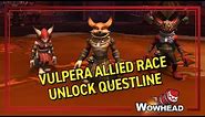 Vulpera Allied Race Unlock Questline