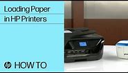 Loading Paper in HP Printers | HP Printers | HP Support