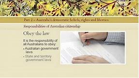 Australian Citizenship History and Testable questions
