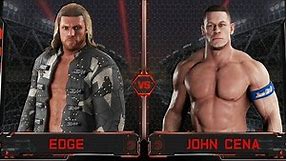 WWE 2K18 - Edge vs John Cena - Gameplay (PS4 HD) [1080p60FPS]