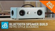 Building a Retro Style Bluetooth Boombox Speaker - by SoundBlab