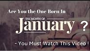 10 Most Interesting Facts About People Born in January - Must Watch it - Are You In Born Jan ?