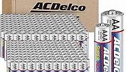 ACDelco AA and AAA 200-Count Combo Pack Super Alkaline Batteries, 100-Count Each, 10-Year Shelf Life, Reclosable Packaging