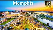 Memphis ,Tennessee, USA in 8K Video by Drone | 8K Video Memphis Tennessee USA