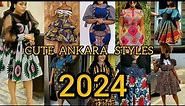 Cute Ankara styles 2024 | Ankara short gown styles | African dresses in pagne 2023| African fashion