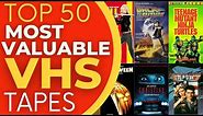 Which VHS Tapes Sell For the Most Money? (Top 50 Highest Ebay Sales)