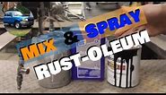How to Mix and Spray Rustoleum Paint for a Budget Paint Job