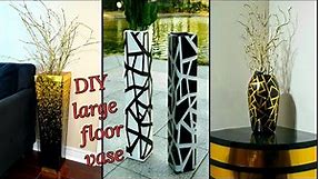 DIY Large floor vase ideas | vase decoration idea | Craft Angel