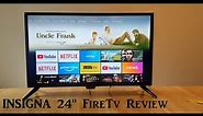 $79 Insigna 24" LED FireTV ~ Review, Unboxing & Amazon FireTv Set Up