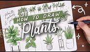 How to Draw Plants (10+ Ways!) |Doodle Tutorial