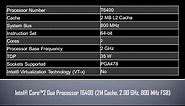 Intel® Core™2 Duo Processor T6400