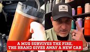 Stanley's viral story: a mug survives the fire, the brand gives away a new car
