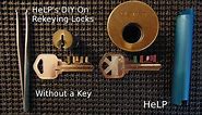 [44] DIY How To Easily Rekey Your Door Without A Key