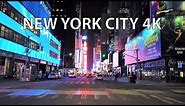 New York City 4K - Night Drive