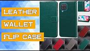 Leather Wallet Flip Case Samsung Galaxy A12 Case Samsung M12 Magnet Book Phone Case Samsung A12 M12