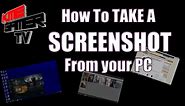 HOW TO TAKE A SCREENSHOT IN GAMES or DESKTOP